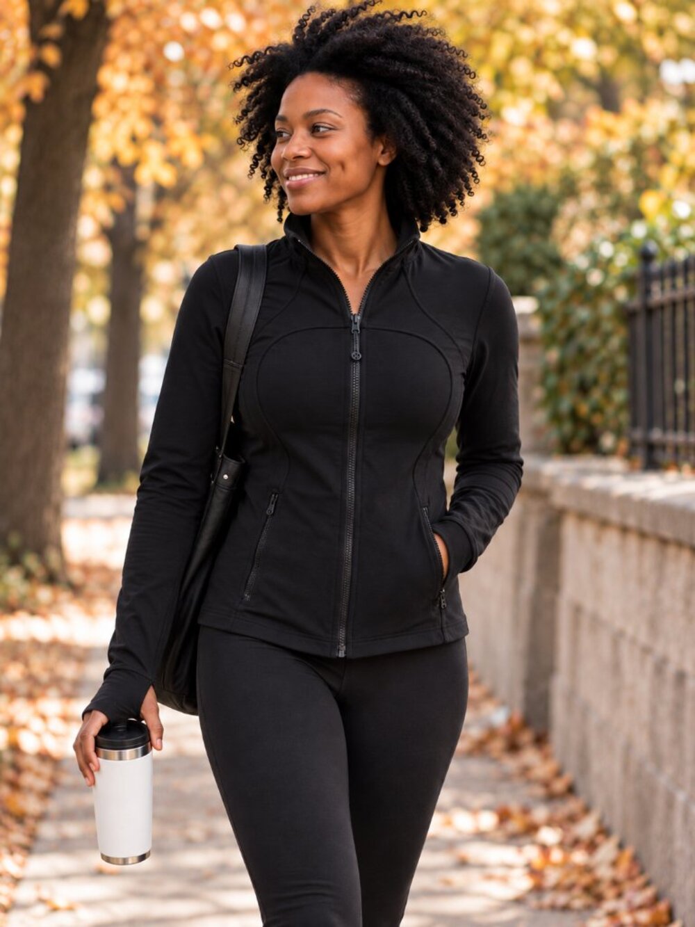 Lululemon Black Nulu Define Jacket Full-Zip Yoga Track Athletic Size 4